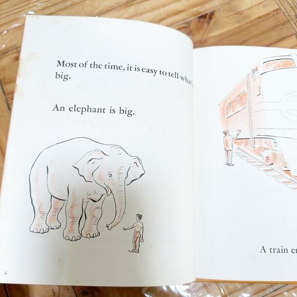 Let's Find Out What's Big and Small 1960 HC Shapp Vana Earle Vintage Book - Picture 7 of 7